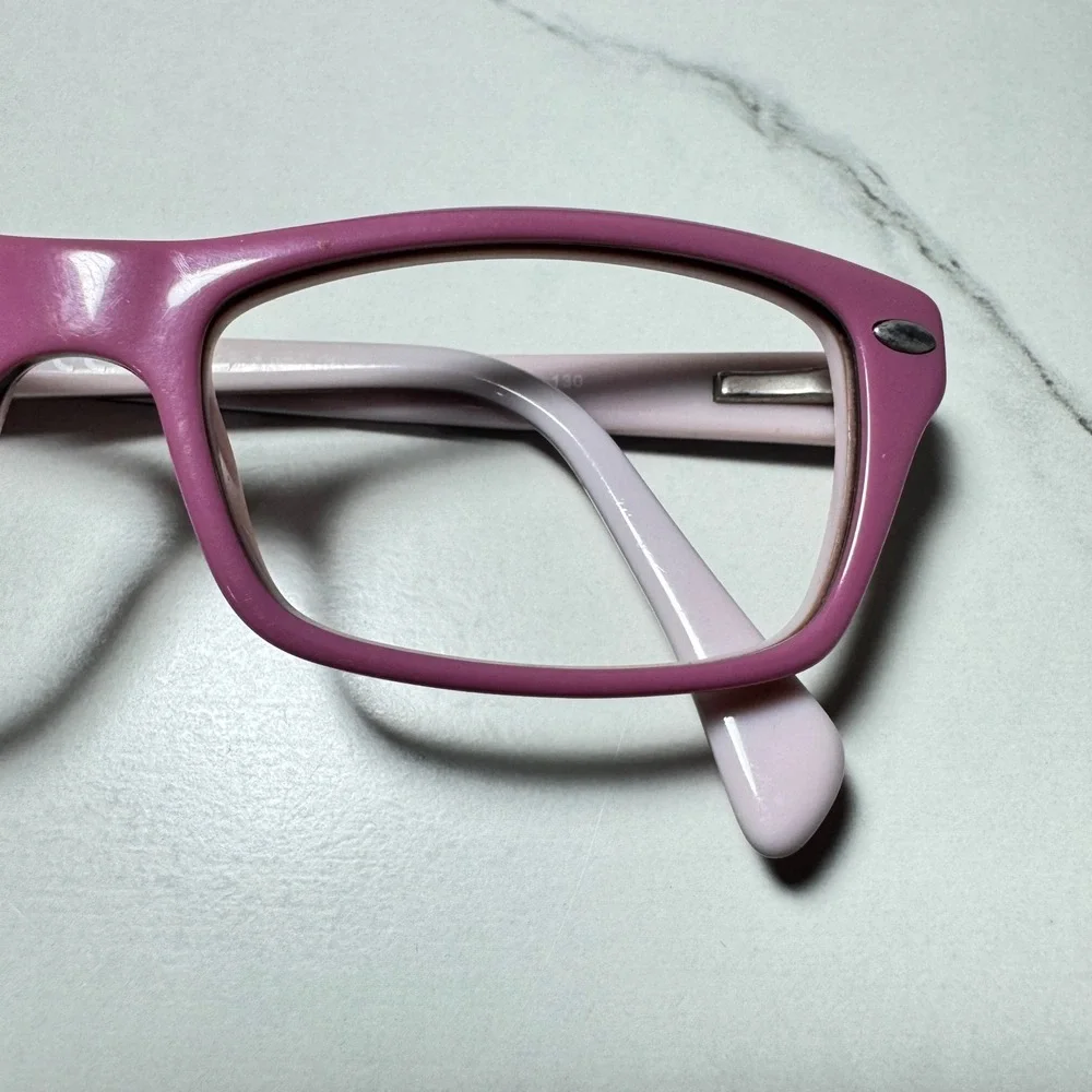 Ray-Ban RB 1550 3656 Pink Rectangular Eyeglass Frames 48-15-130